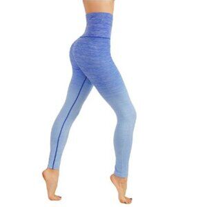 NWT Yoga Dry-Fit Ombre Compression Leggings Seamless High Waist Tummy support